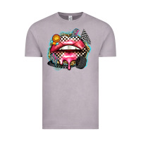Vintage Zinc race lips Vintage Tee - Zillion Design Studio