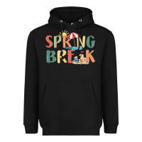 Black spring break Heavyweight Hoodie - MaliasSmallBusiness