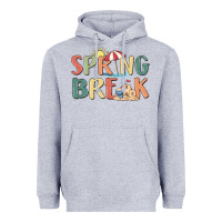 Heather Grey spring break Heavyweight Hoodie - MaliasSmallBusiness