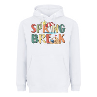 White spring break Heavyweight Hoodie - MaliasSmallBusiness