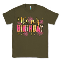 Army Green it's my birthday Classic Tee - JahusDesignShop