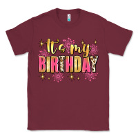Burgundy it's my birthday Classic Tee - JahusDesignShop