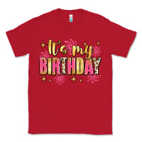 Red it's my birthday Classic Tee - JahusDesignShop