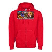 Red soldier mom license  plate Zipper Hoodie - Artiststas