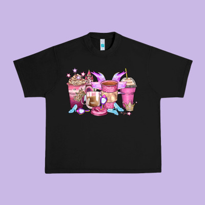 Princess Coffee Cups Urban Heavy Tee Designed By Zillion Design Studio