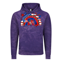 Cloud Purple American rainbow Vintage Hoodie - Zillion Design Studio