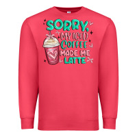 Cardinal sorry my iced coffee made me latte Premium Sweatshirt - MaliasSmallBusiness