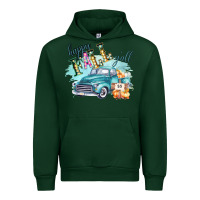 Forest Green Happy Fall YALL Pumpkin Truck Shirt Urban Hoodie - Bettercallsaul