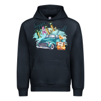 Navy Happy Fall YALL Pumpkin Truck Shirt Urban Hoodie - Bettercallsaul