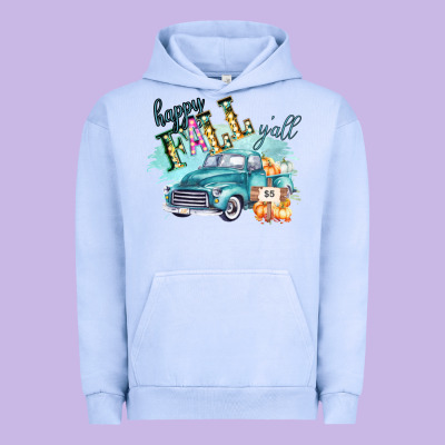 Happy Fall Yall Pumpkin Truck Shirt Urban Hoodie Designed By Bettercallsaul