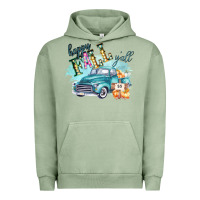 Pigment Oil Green Happy Fall YALL Pumpkin Truck Shirt Urban Hoodie - Bettercallsaul