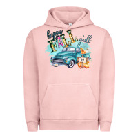 Pigment Salmon Happy Fall YALL Pumpkin Truck Shirt Urban Hoodie - Bettercallsaul