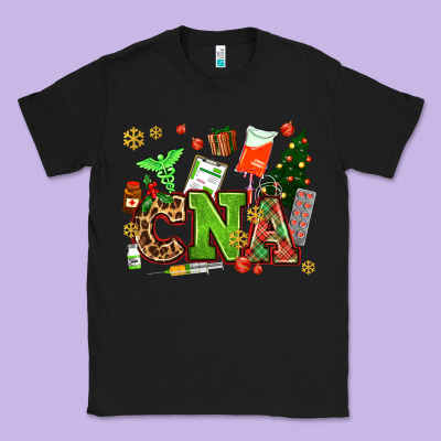 Cna Christmas Classic Tee Designed By Adodesignshop