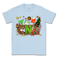 Dusty Blue cna christmas Classic Tee - AdoDesignShop