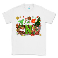 White cna christmas Classic Tee - AdoDesignShop