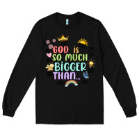 Black god is bigger Long Sleeve Tee - JahusDesignShop