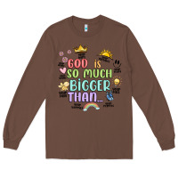 Chestnut god is bigger Long Sleeve Tee - JahusDesignShop