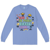 Colony Blue god is bigger Long Sleeve Tee - JahusDesignShop