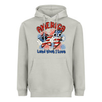 Moon Dust america land that i love Heavyweight Hoodie - MaliasSmallBusiness