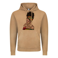 Vintage Camel afro black woman profile juneteenth Vintage Hoodie - texasbilliewilder