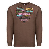 Chestnut kindness heart Premium Sweatshirt - MaliasSmallBusiness