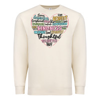Sandshell kindness heart Premium Sweatshirt - MaliasSmallBusiness