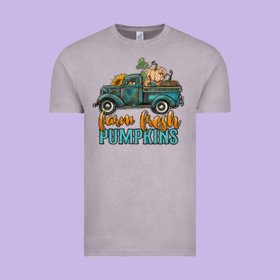Farm Fresh Pumpkins Truck Vintage Tee Designed By Ranaportraitstore