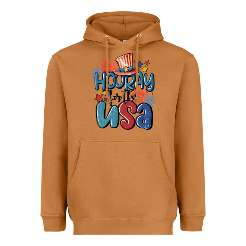 Hooray For The Usa Heavyweight Hoodie by MaliasSmallBusiness | Teevron