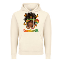Vintage Artic afro messy bun juneteenth Vintage Hoodie - texasbilliewilder
