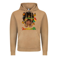 Vintage Camel afro messy bun juneteenth Vintage Hoodie - texasbilliewilder