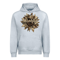 Heather Grey Thankful Sunflower Urban Hoodie - Bettercallsaul