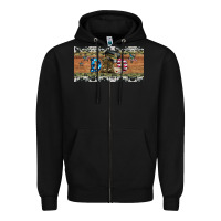 Black soldier dad license  plate Zipper Hoodie - Artiststas