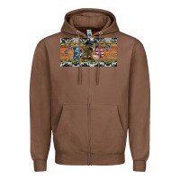 Chestnut soldier dad license  plate Zipper Hoodie - Artiststas