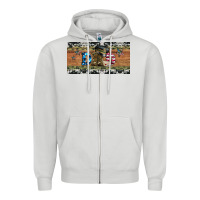 Dove Grey soldier dad license  plate Zipper Hoodie - Artiststas