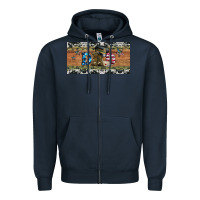 Navy soldier dad license  plate Zipper Hoodie - Artiststas