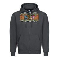 Smoke soldier dad license  plate Zipper Hoodie - Artiststas