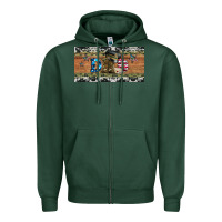 Sports Green soldier dad license  plate Zipper Hoodie - Artiststas