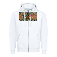 White soldier dad license  plate Zipper Hoodie - Artiststas