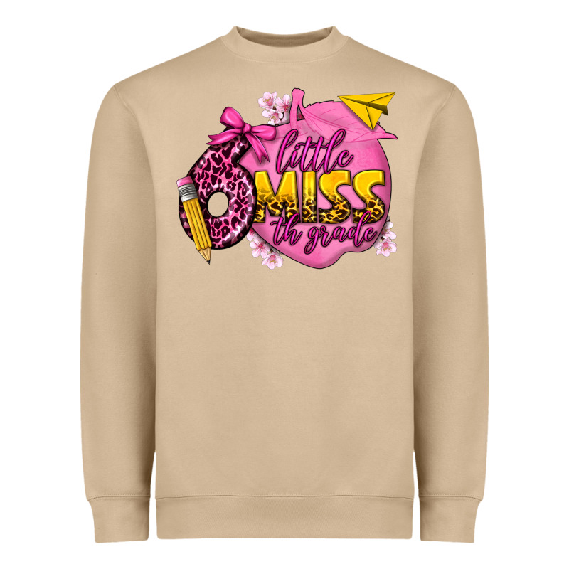 Little Miss 6th Grade Heavyweight Sweatshirt by texasbilliewilder | Teevron