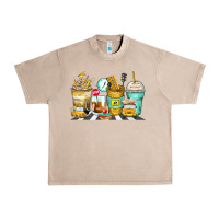 French Oak school bus coffee cups Urban Heavy Tee - Zillion Design Studio