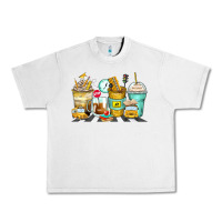 Lunar Rock school bus coffee cups Urban Heavy Tee - Zillion Design Studio