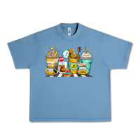 Pebble Blue school bus coffee cups Urban Heavy Tee - Zillion Design Studio