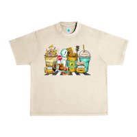 Sandshell school bus coffee cups Urban Heavy Tee - Zillion Design Studio