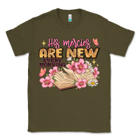 Army Green his mercies are new every morning lamentations 3 2 Classic Tee - JahusDesignShop