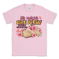 Bubblegum Pink his mercies are new every morning lamentations 3 2 Classic Tee - JahusDesignShop