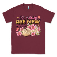 Burgundy his mercies are new every morning lamentations 3 2 Classic Tee - JahusDesignShop