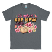 Charcoal Heather his mercies are new every morning lamentations 3 2 Classic Tee - JahusDesignShop