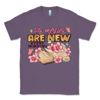 Lavender his mercies are new every morning lamentations 3 2 Classic Tee - JahusDesignShop