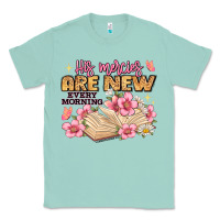 Seafoam his mercies are new every morning lamentations 3 2 Classic Tee - JahusDesignShop
