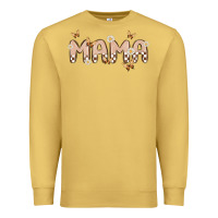 Antique Gold retro mama Premium Sweatshirt - MaliasSmallBusiness
